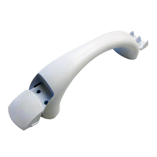 WHITE PLASTIC GRAB HANDLE. XJ9HANDLE01/C2734B