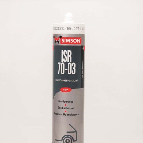 ADHESIVE SEALANT SIMSON ISR 70-03 BLACK 290ml CARTRIDGE .30132171