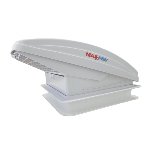 Maxxfan Deluxe with Rain Dome,T/Stat and Manual Lift.356mm x 356mm.00-05100KI