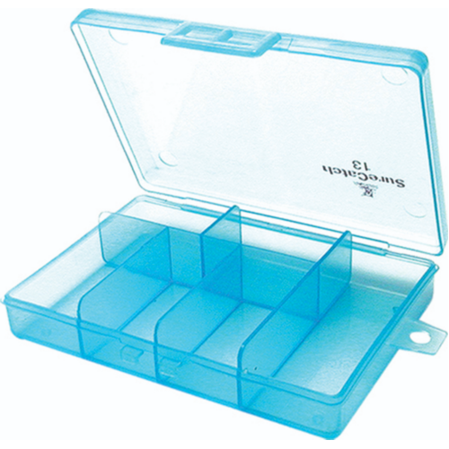 Sure Catch Sml 6 Compartment Tackle Tray - 197mm x 83mm x 25mm. 578-13