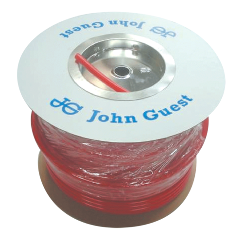 JG RED 12MM x 100M ROLL OF TUBING SOLD PER ROLL. PE12100R