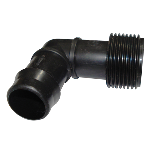 THREADED ELBOW 19MM BARBED x 3/4" BSP MALE. EBM1920