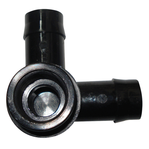 THREADED CORNER ELBOW 19MM BARBED x 1/2" BSP FEMALE. EBFS1915