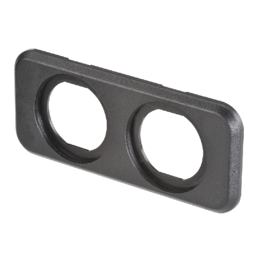 Narva Twin Flush Mount Housing, Black