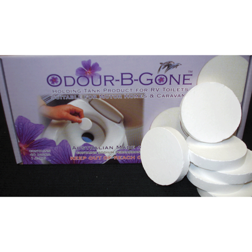 ODOUR B GONE RV TOILET DISK 40 PACK.