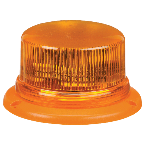 Narva Amber 'Eurotech' Low Profile LED Strobe/Rotator Light, Orange Base