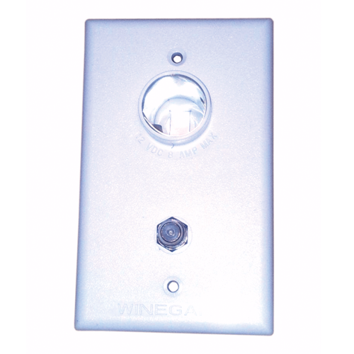 WINEGARD WHITE 2ND TV WALL PLATE ONLY. TG-0741