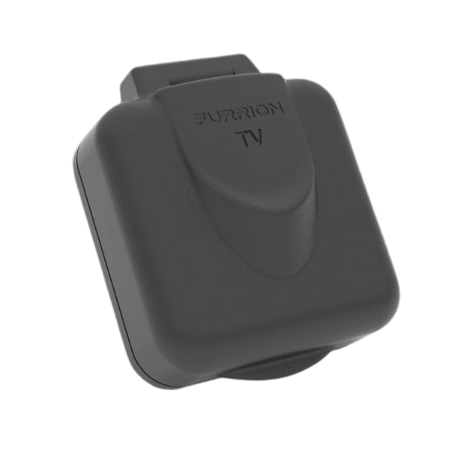 Furrion Mini TV/SAT Inlet Square - Black FTVINB-BS-OEM