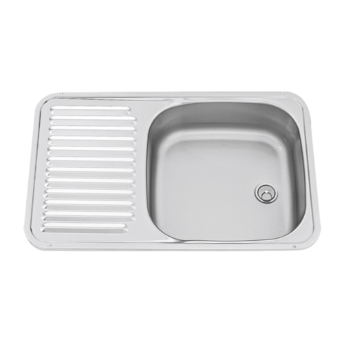 DOMETIC VA 936 - SQUARE SINK WITH DRAINER, 590 X 370 MM