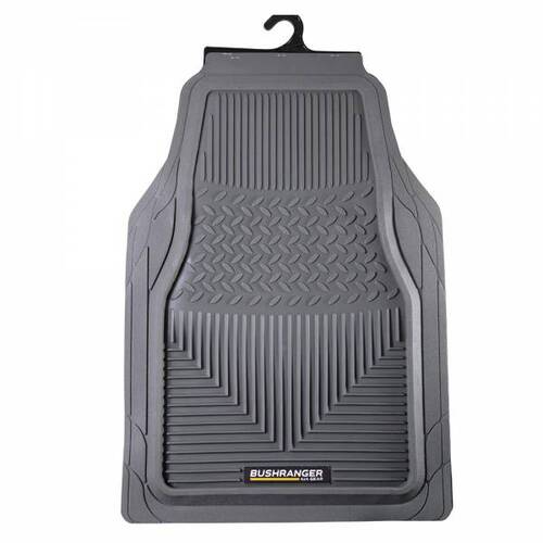 Bushranger Charcoal Mud Tamer Front Floor Mats