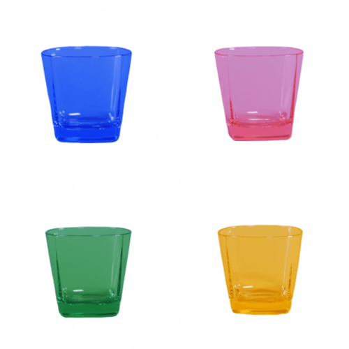 D-Still 260ml Coloured Tumblers, Set of 4