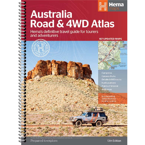 Hema Australia Road & 4WD Atlas (Spiral Bound) - 252 x 345mm