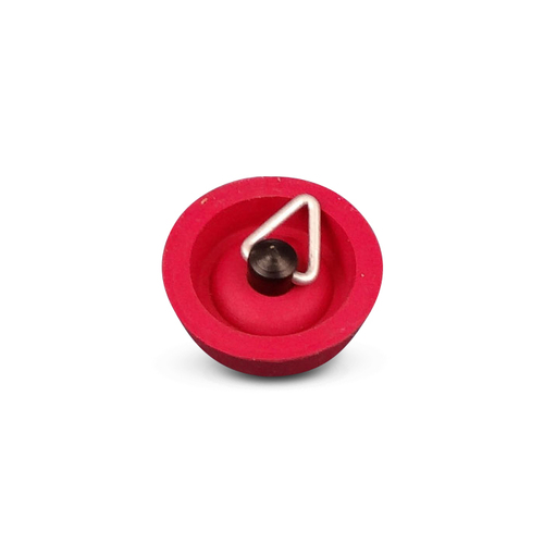 PLUG SINK RED RUBBER 25MM 