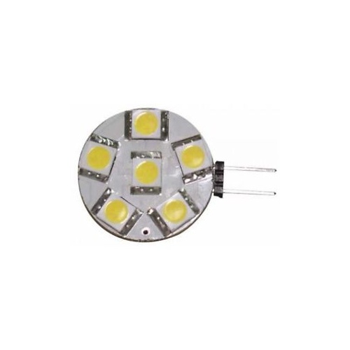 LED G4 SIDE PINS 6 LEDs 12 VOLT COOL WHITE    0211316C