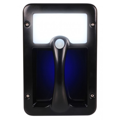 Camec Black Led Grab Handle With Blue Night Light Function