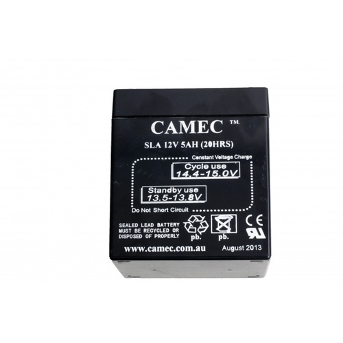 CAMEC REPLACEMENT BATTERY 5AMP T/S CAMEC BREAK AWAY SYSTEM