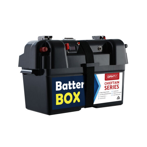 Giantz Battery Box to Suit 12V AGM Deep Cycle Battery - Large