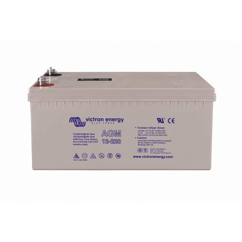 Victron 12V/240Ah AGM Deep Cycle Battery with M8 threaded insert terminals