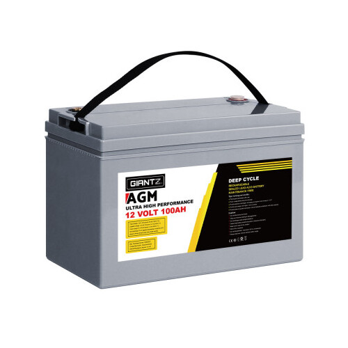 Giantz 12V 100Ah AGM Deep Cycle Battery