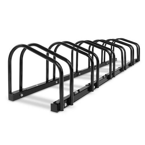 Weisshorn 6 Bike Stand Floor Bicycle Storage Black