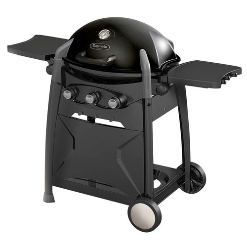 Gasmate Odyssey 3 Burner Trolley BBQ - Black