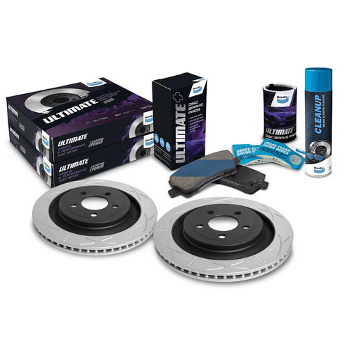 Bendix Ultimate+ Brake Upgrade Kit Rear to suit Ford Mustang (2014-2019) FM FN