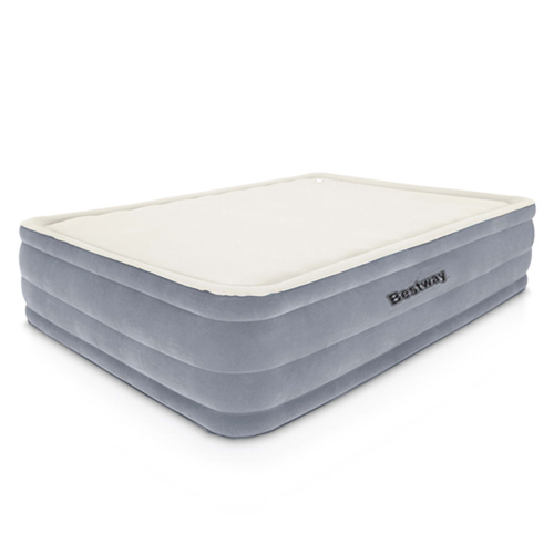 Bestway Queen Inflatable Air Mattress, Grey & Beige