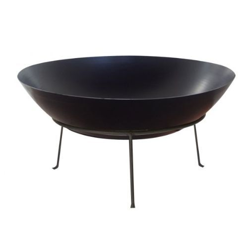 Wildtrak Steel Black Fire Pit, 40cm, 1.2mm Thickness