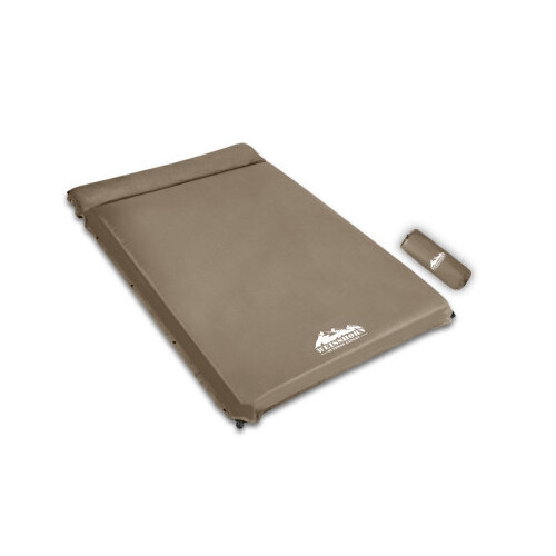 Weisshorn Thick Coffee Double Self Inflating Mattress