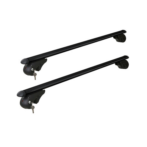 DZ Black Universal Vehicle Roof Racks - 1200 mm, Set of Two