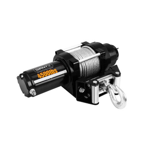 Giantz 12V 2041kg Steel Cable Electric Winch 