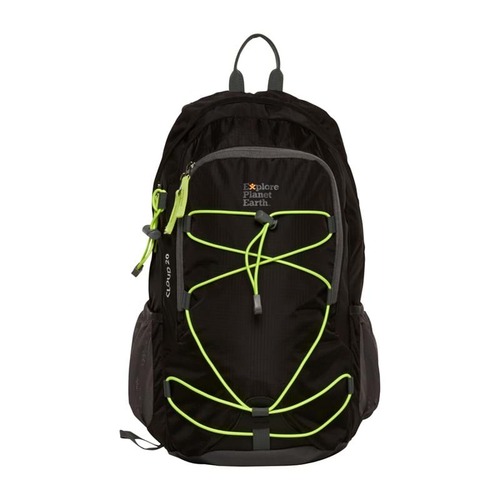 Explore Planet Earth Cloud Hiking 20 Litre Black Backpack