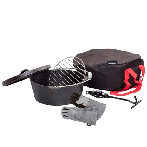Charmate Cast Iron Camp Oven Kit