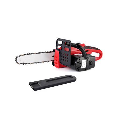 Giantz 20V Cordless Chainsaw, Black and Red