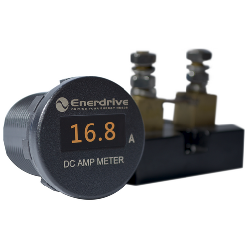 Enerdrive OLED 0-100A DC Amp Meter, IP66