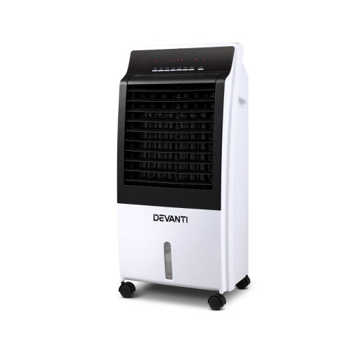 Devanti Evaporative LED Display Air Cooler Potable Fan Cooling