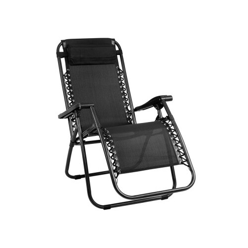 DZ Black Zero Gravity Outdoor Reclining Chair