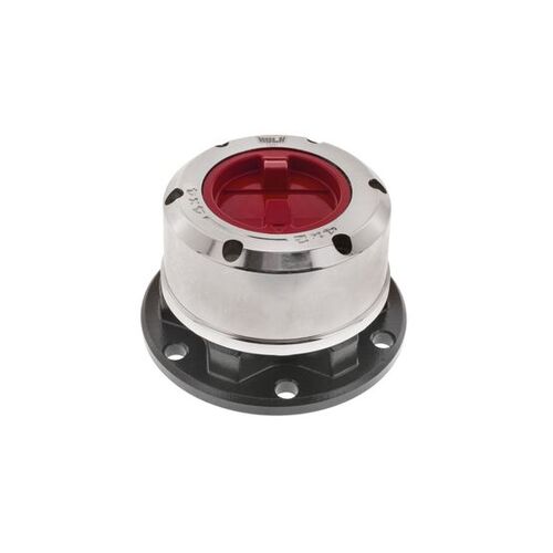 Hulk 4x4 Freewheel Hub Red; to suit Mitsubishi Pajero, Triton, L200 & Montero