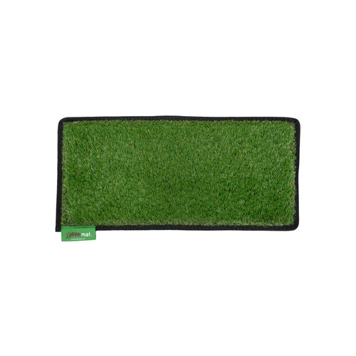 Muk Mat Green Rectangle Caravan Step Mat, 28.5 x 60cm