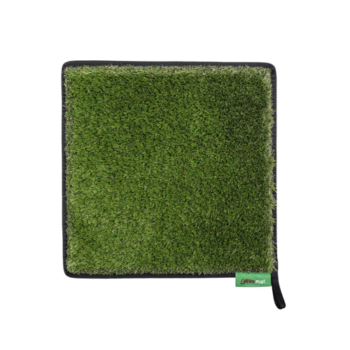 Muk Mat Green Square Caravan Step Mat, 50 x 50cm