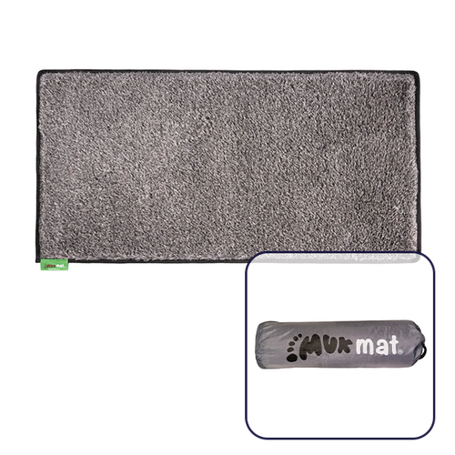 Muk Mat Black Trim X-Large Mat Grey Edition, 60 x 120cm