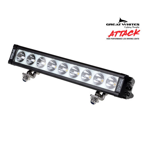 Great Whites 9 LED Attack Driving Light Bar