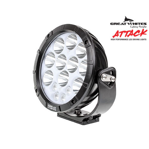 Great Whites Attack 220 Series Round LED Driving Light