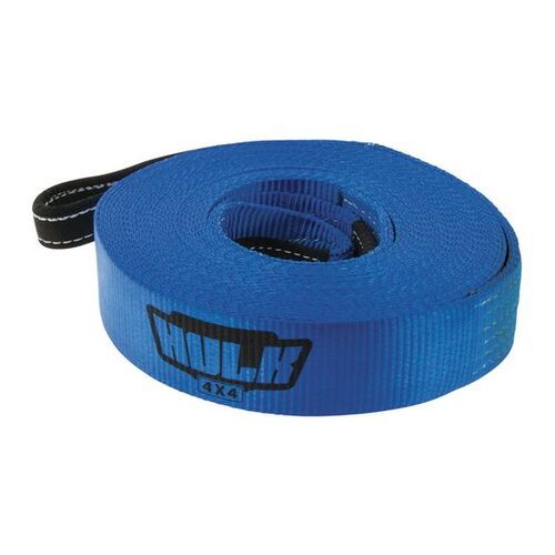 Hulk 4X4 5,000kg Premium Winch Extensions Strap, Blue