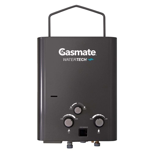 Gasmate Water-Tech 5 Litre Water Heater with Pump & Shower Attachments