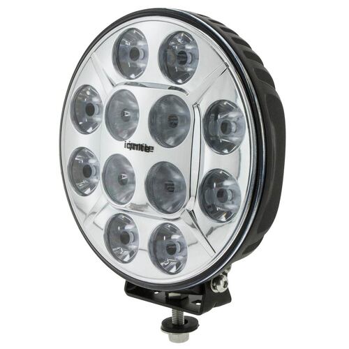 Ignite 9" Round LED Chrome Face Driving Light, 120W