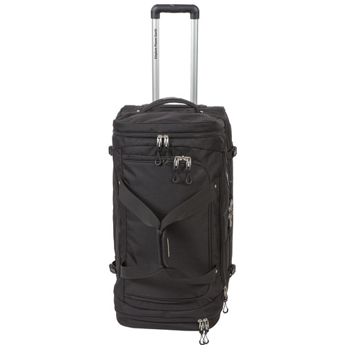 Explore Planet Earth Madrid 80 Litre Black Travel Roller Bag with Wheels