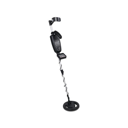 DZ Black & Silver Metal Detector with LCD Screen & Headphones