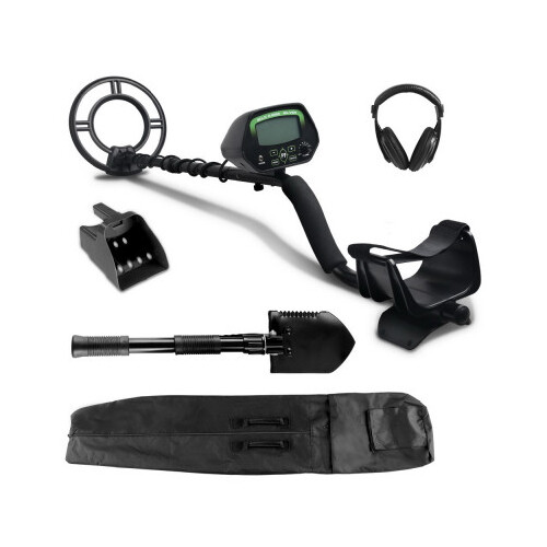 DZ Black Deep Sensitive Metal Detector with LCD Screen & Headphones