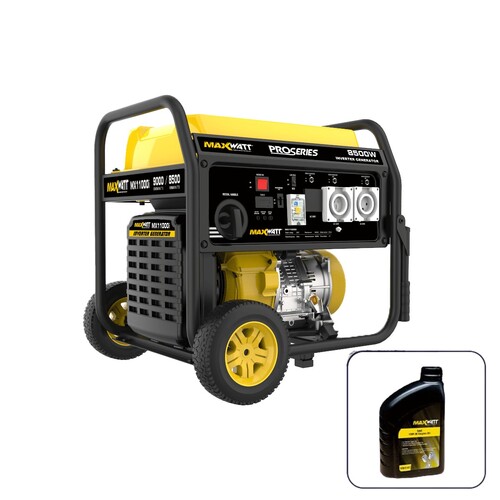 MaxWatt 10000W Petrol Inverter Generator with Electric Start